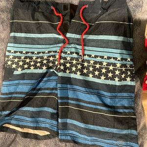 Ocean Current Swim Trunks